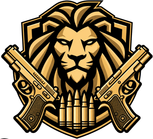 GunLion golden lion emblem